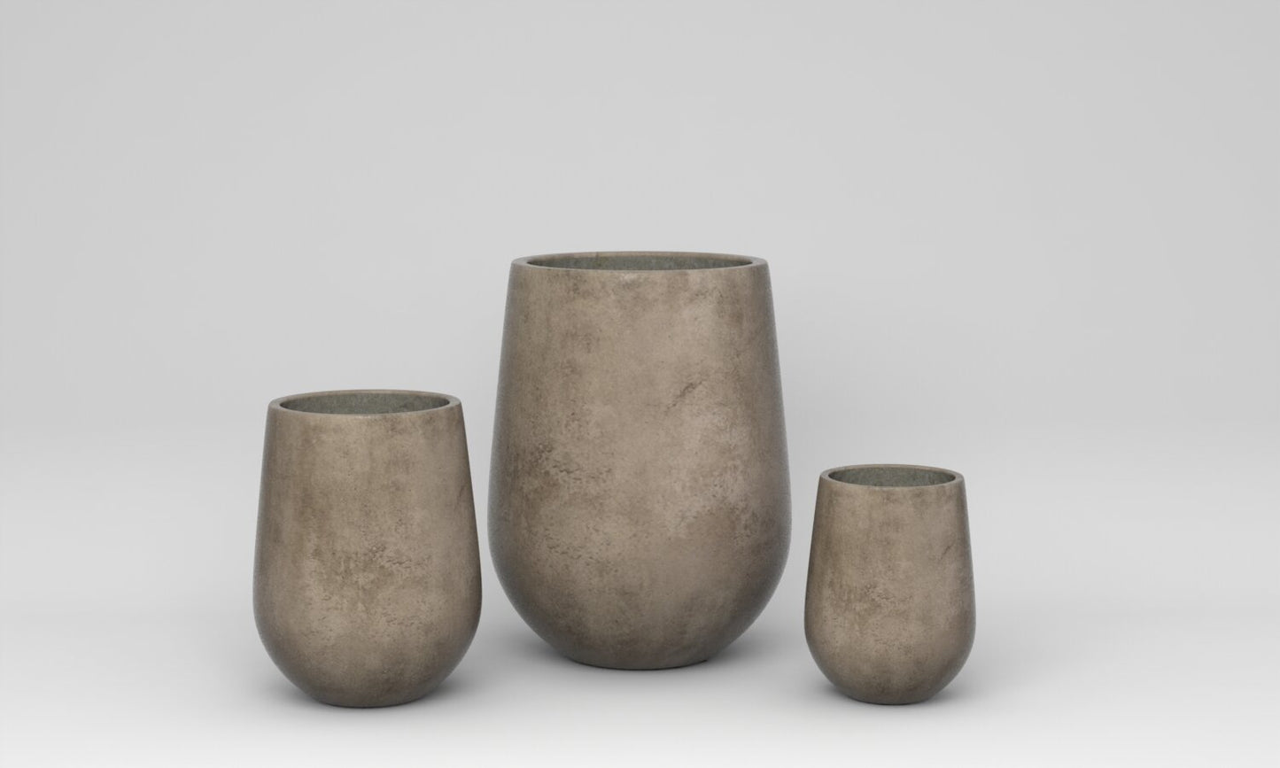 Benton- Ficostone Modern Planter