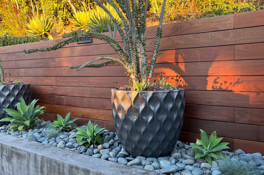 Bellview- Modern Glazed Stoneware Planter
