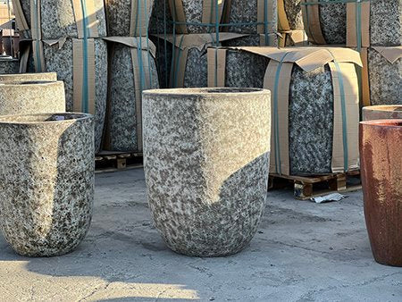 Jordan- Modern Glazed Stoneware Planter