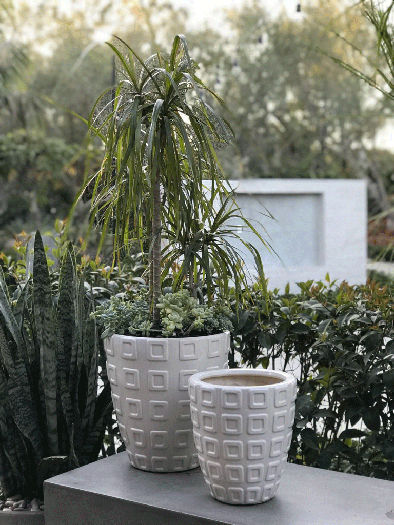 Motif- Modern Glazed Planter
