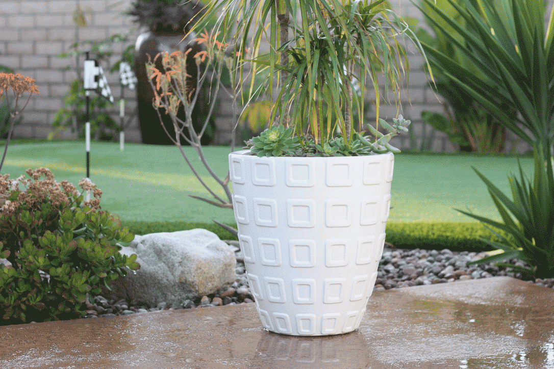 Motif- Modern Glazed Planter