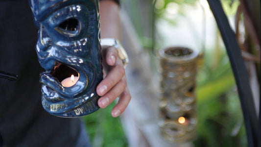 Kona- Glazed Hanging Lantern