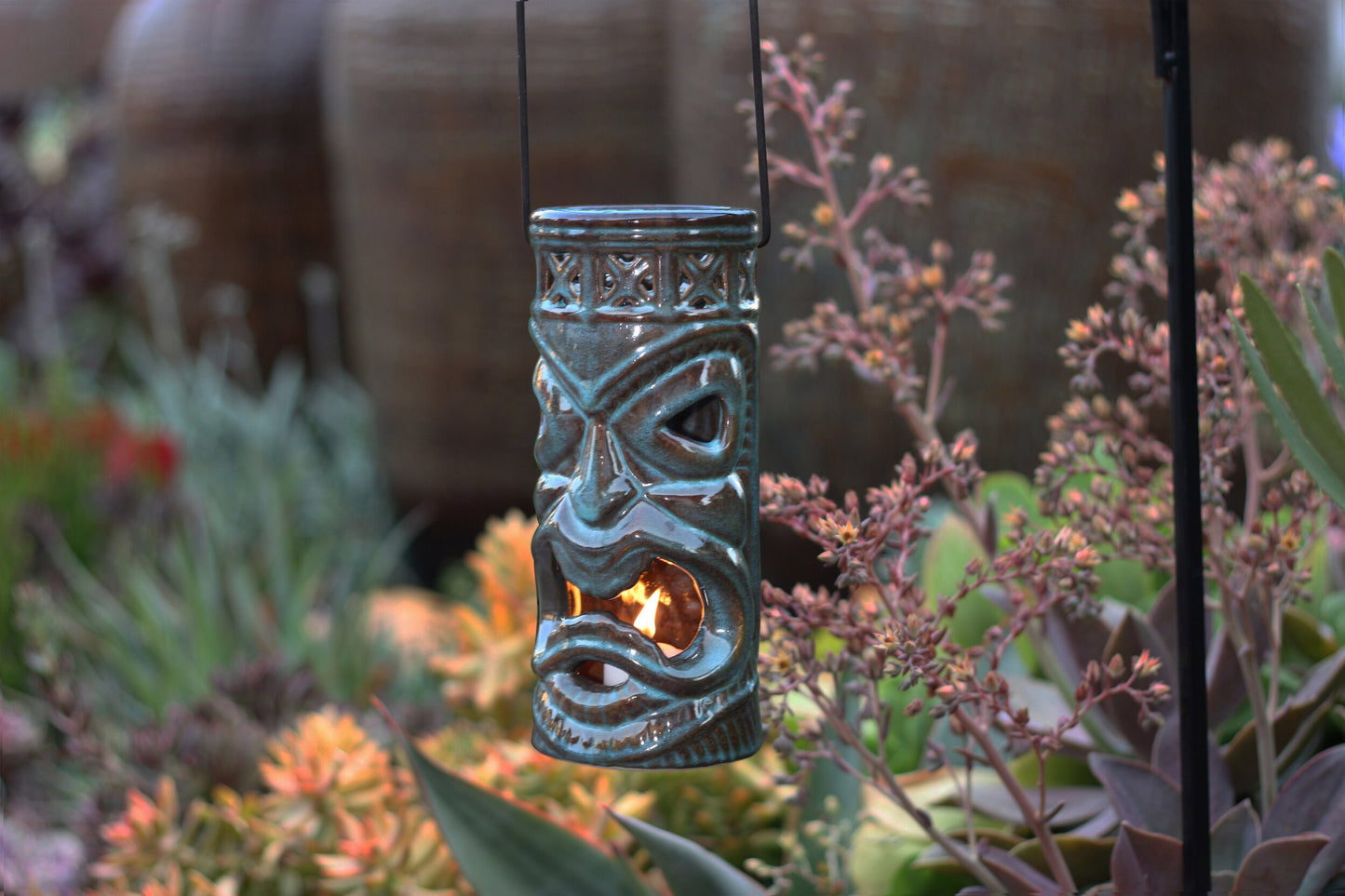 Kona- Glazed Hanging Lantern