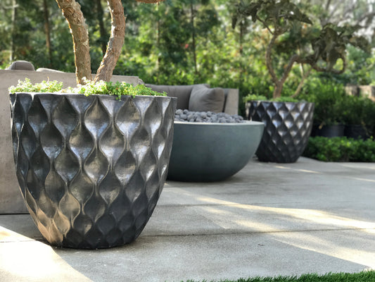 Bellview Planter- Modern Glazed Stoneware