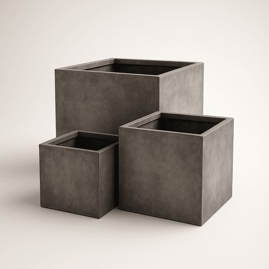 Ella- Polyfiber Planter, Square