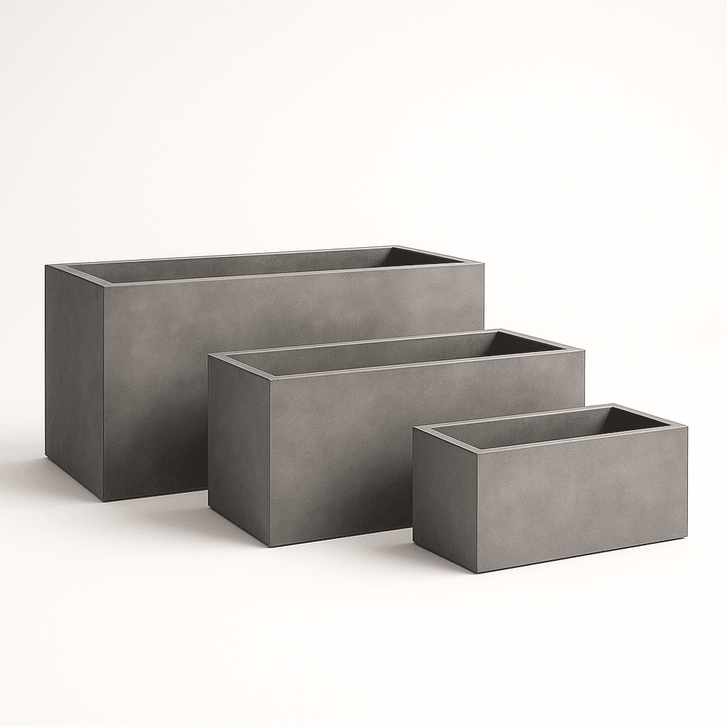 Casey- Polyfiber Planter, Rectangle