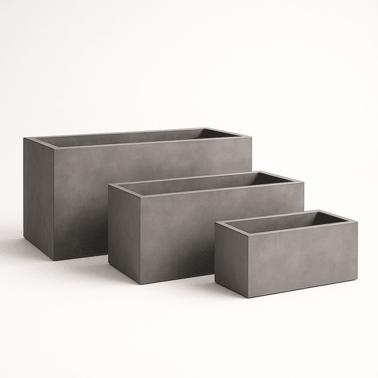 Casey- Polyfiber Planter, Rectangle