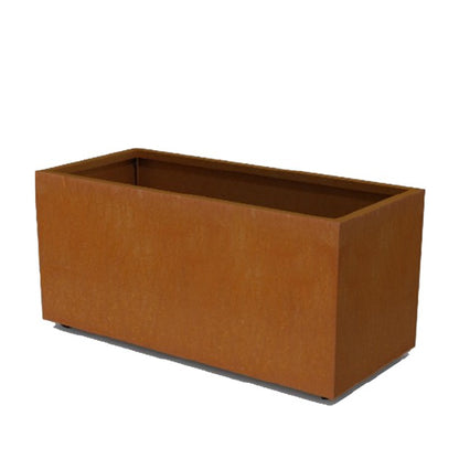 Casey- Corten Steel Rectangular Planter