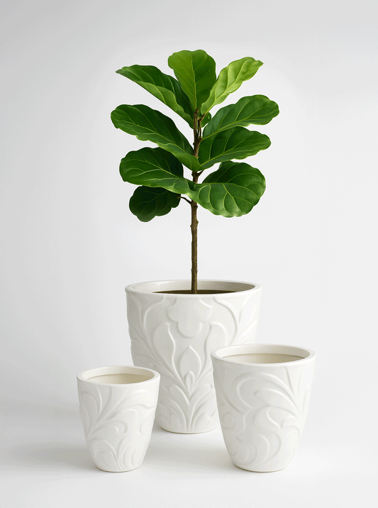 Roxbury- Modern Glazed Planter
